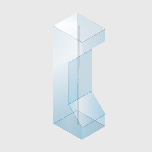 Shape custom: thin cover glass