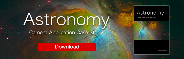 Astronomy camera application case study page
