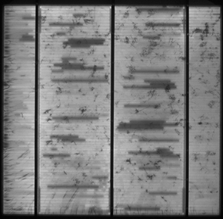 Observation of EL image of PV cell
