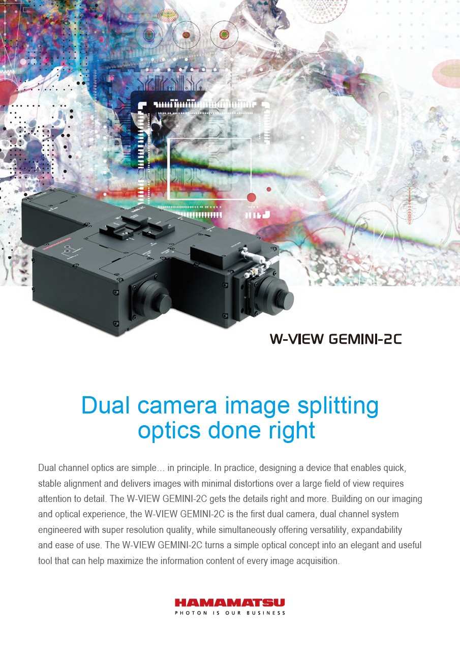 W-VIEW GEMINI-2C Image Splitting Optics A12801-10