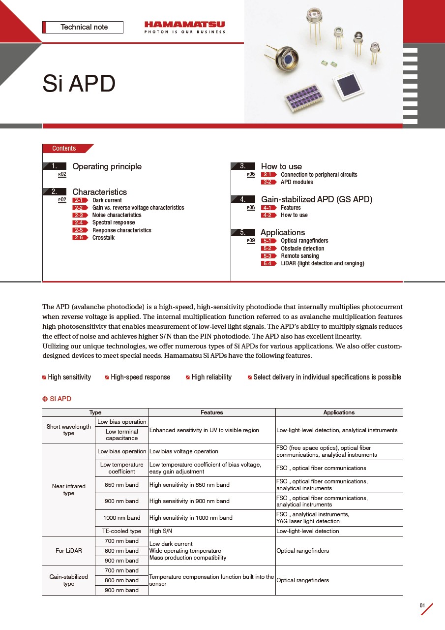 Technical note / Si APD